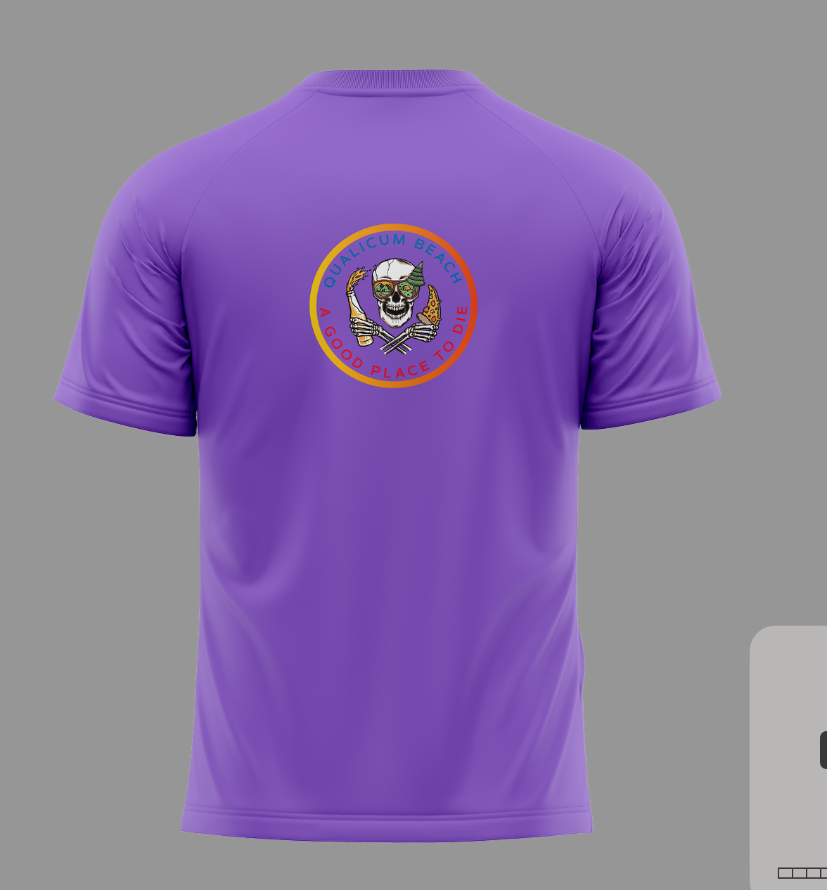 Heather Purple T-shirt- cotton